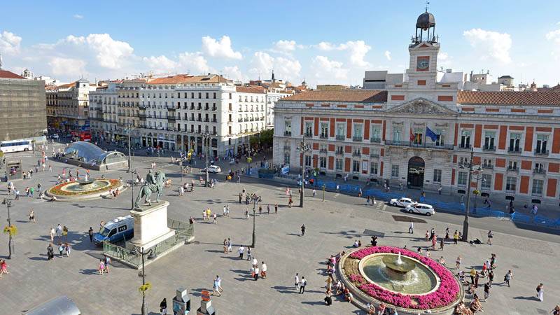 PUERTA DEL SOL AND CALLE ARENAL