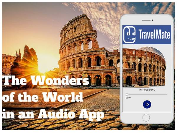 The TravelMate App is specially designed to help you explore the wonders of the cities you're visiting, thanks to the smart content!