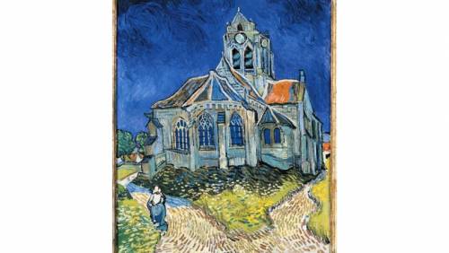 MUSEE ORSAY, Van Gogh_Church At Auvers _Galerie Francoise Cachin