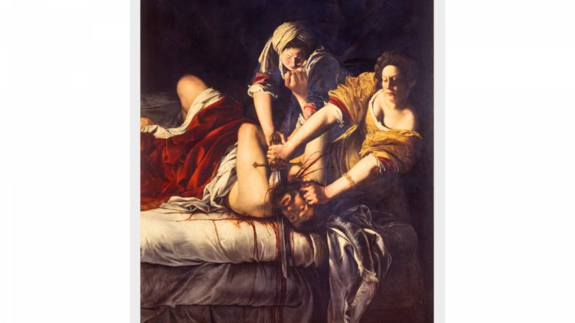 UFFIZIEN, Artemisia Gentileschi-Judith Enthauptet Holofernes_Saal D29