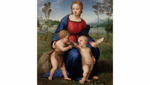 UFFIZI, Raphael-Madonna Of The Goldfinch_Room A38