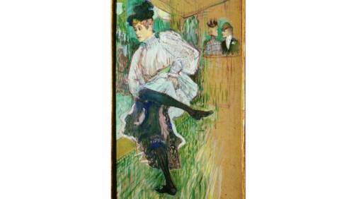 MUSEE ORSAY, Toulouse Lautrec_Jane Avril Dansant_Galerie Francoise Cachin