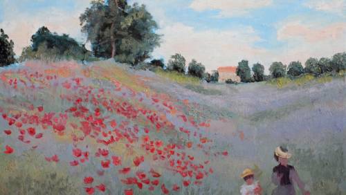 ORSAY-MUSEUM, Monet Die Mohnblumen_Saal 29