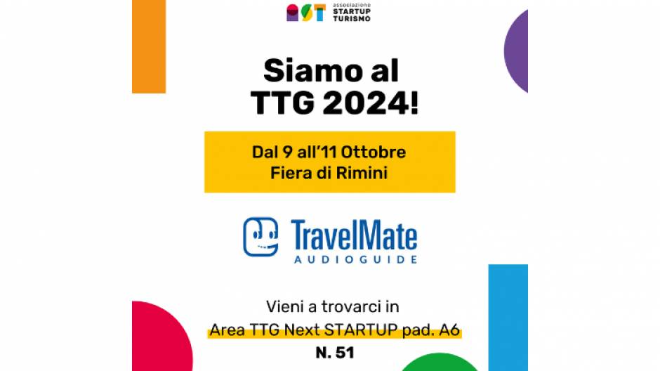 Il 09-10-11 Ottobre ci trovi alla Fiera Internazionale del Turismo a Rimini