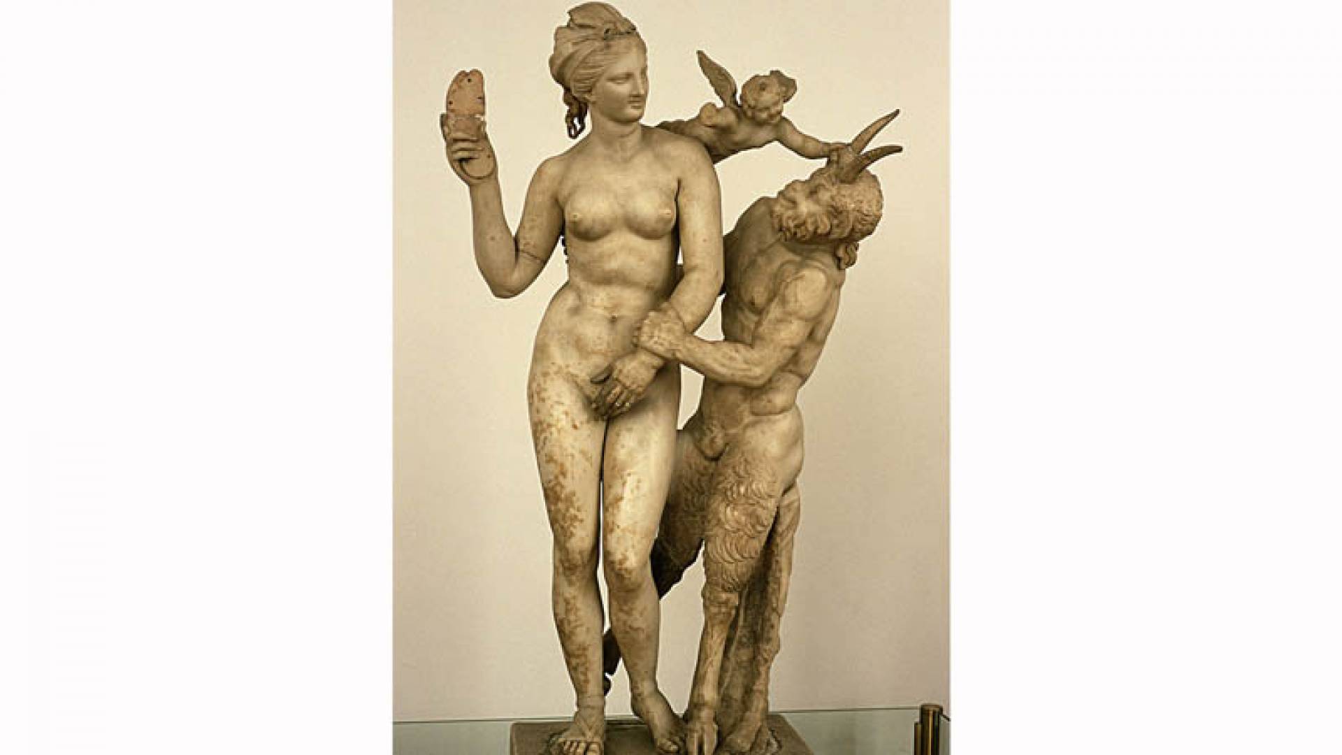 ARCHEOLOGICAL MUSEUM, Aphrodite With Pan And Eros Room 30