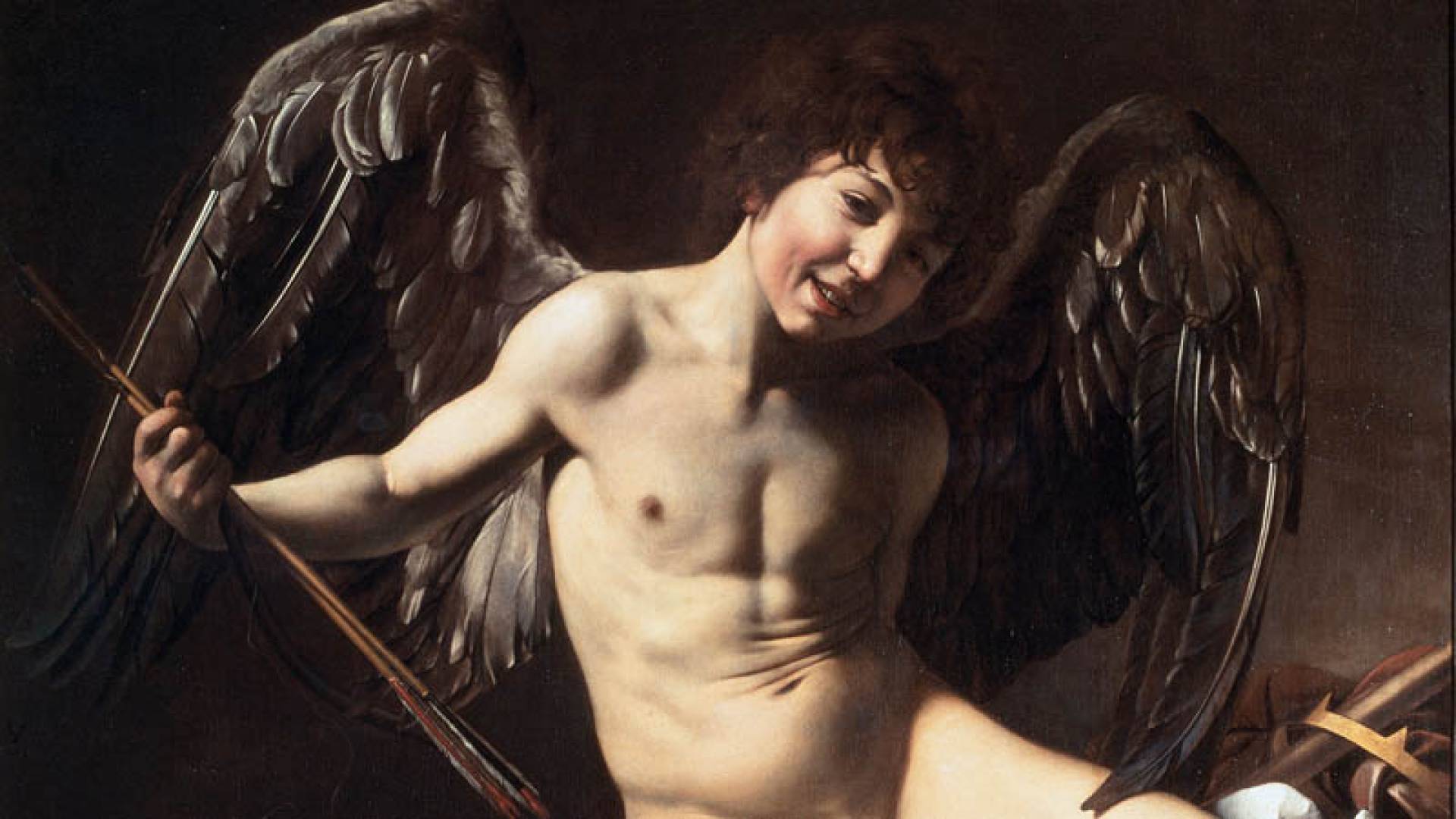 GEMÄLDEGALERIE, Love Triumphant By Caravaggio