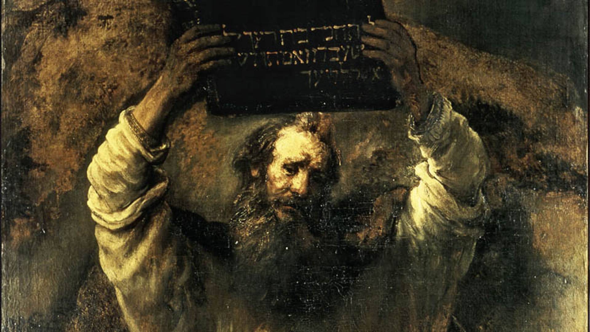 GEMÄLDEGALERIE, Rembrandt Moses