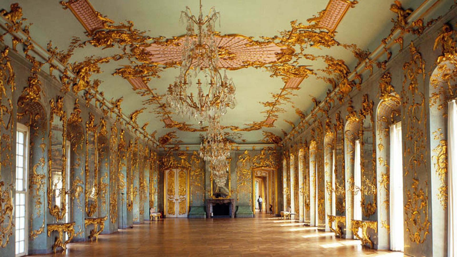 Германия дворец Шарлоттенбург интерьеры