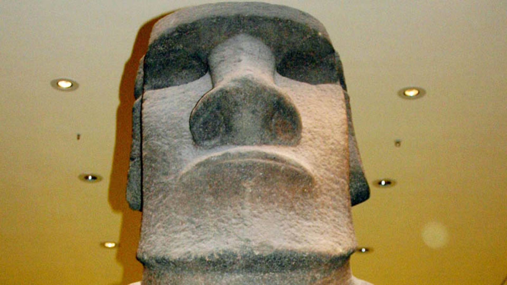 BRITISH MUSEUM, Moai-Statue
