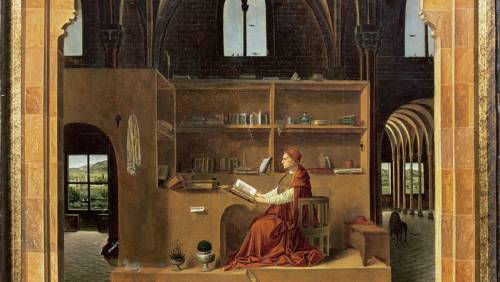NATIONAL GALLERY, Saint Jérôme Antonello De Messine
