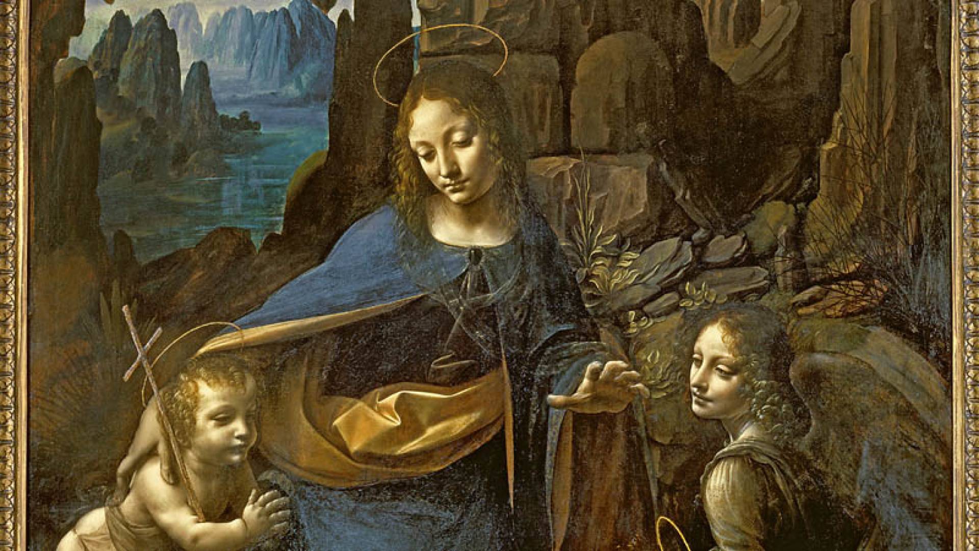 NATIONAL GALLERY, Léonard De Vinci La Vierge Aux Rochers