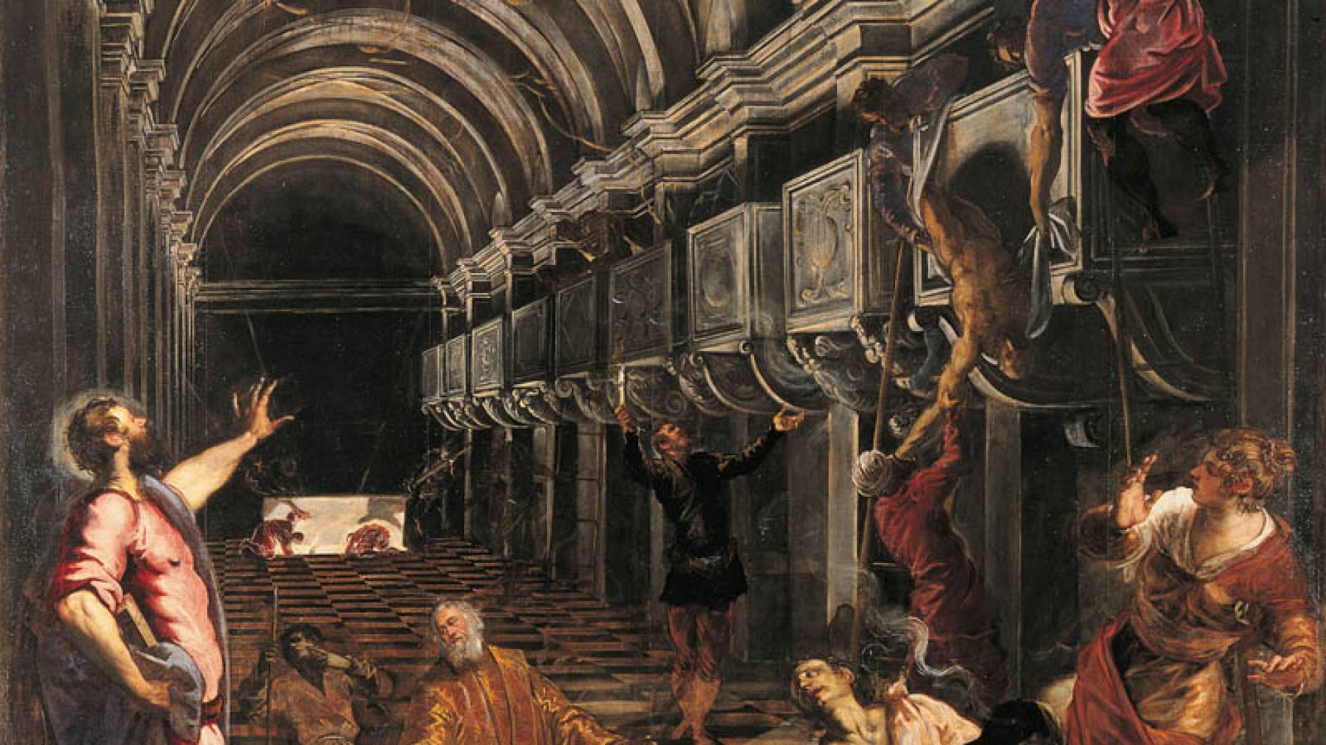 BRERA, Tintoretto - Auffindung Des Leichnams Des Heiligen Markus