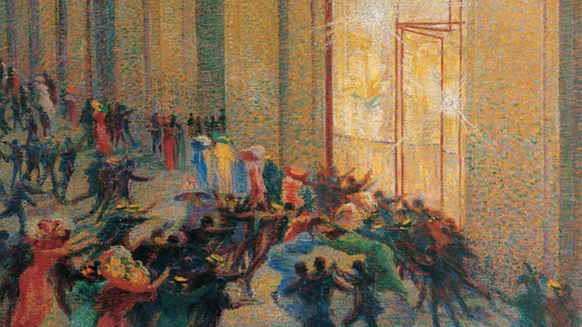 BRERA, Boccioni - Échauffourée En Galerie