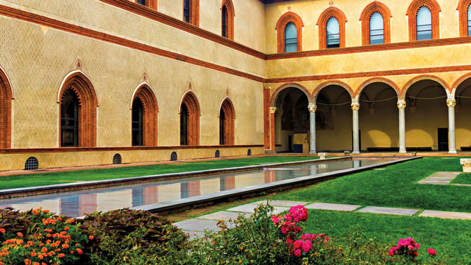 SFORZA CASTLE, Halls Of The Ducal Court