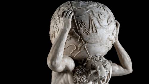 ARCHÄOLOGISCHES MUSEUM, Atlas Farnese – Meridiansaal - Ai Voice