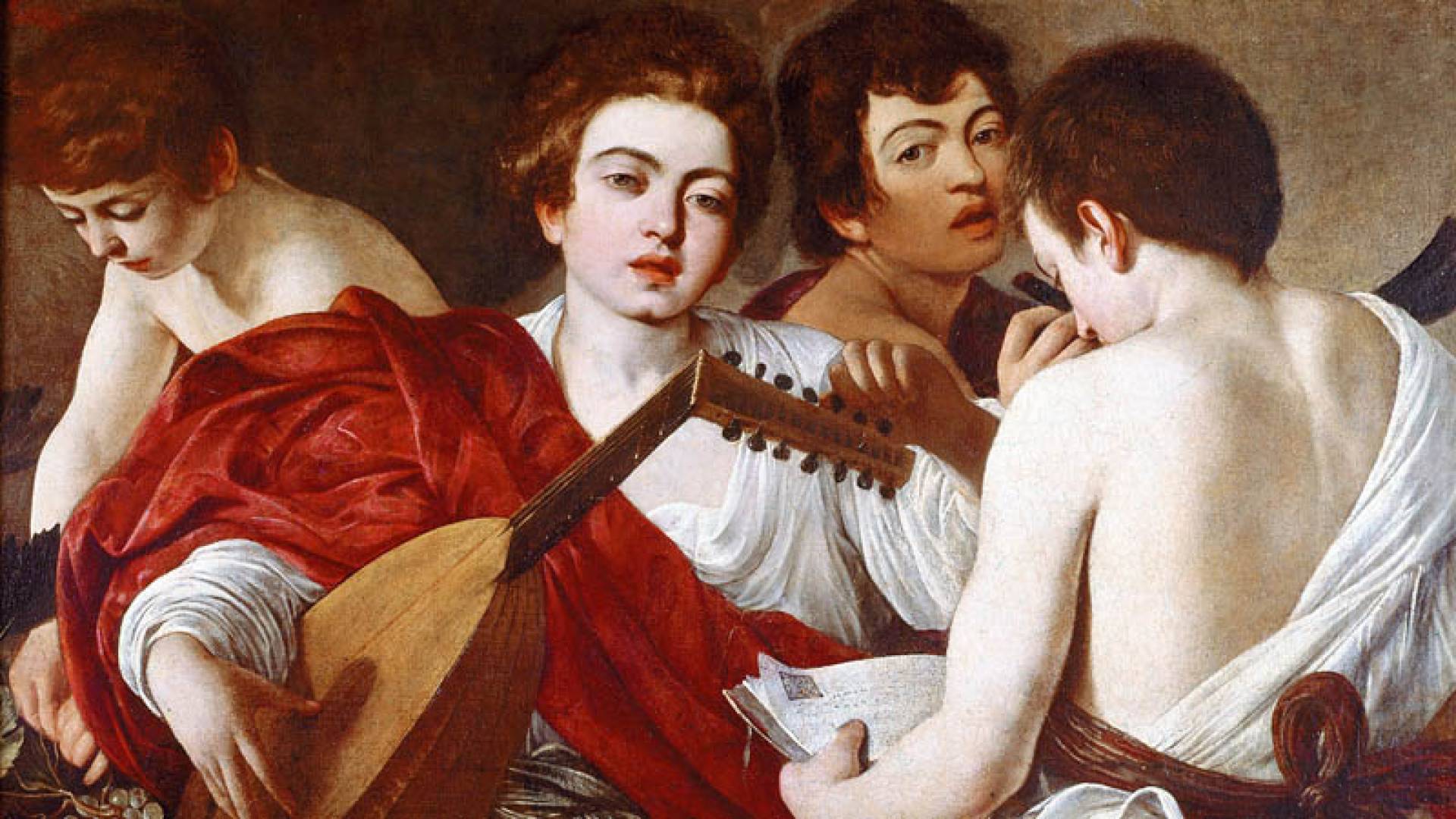 METROPOLITAN MUSEUM OF ART, The Musicians By Caravaggio