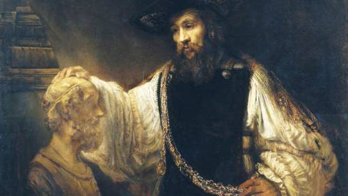 METROPOLITAN MUSEUM OF ART, Aristoteles Betrachtet Die Büste Homers Rembrandt