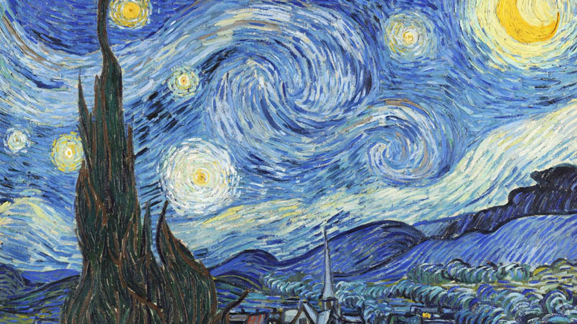 MUSEUM OF MODERN ART, Starry Night By Van Gogh