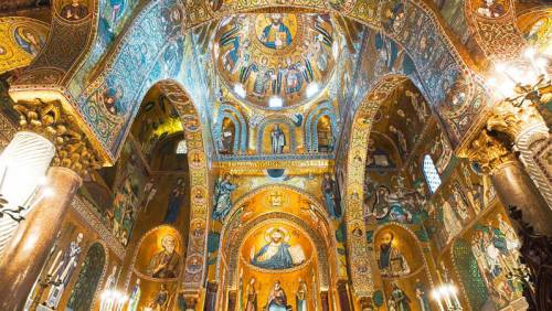 LA MARTORANA CHURCH, Interior