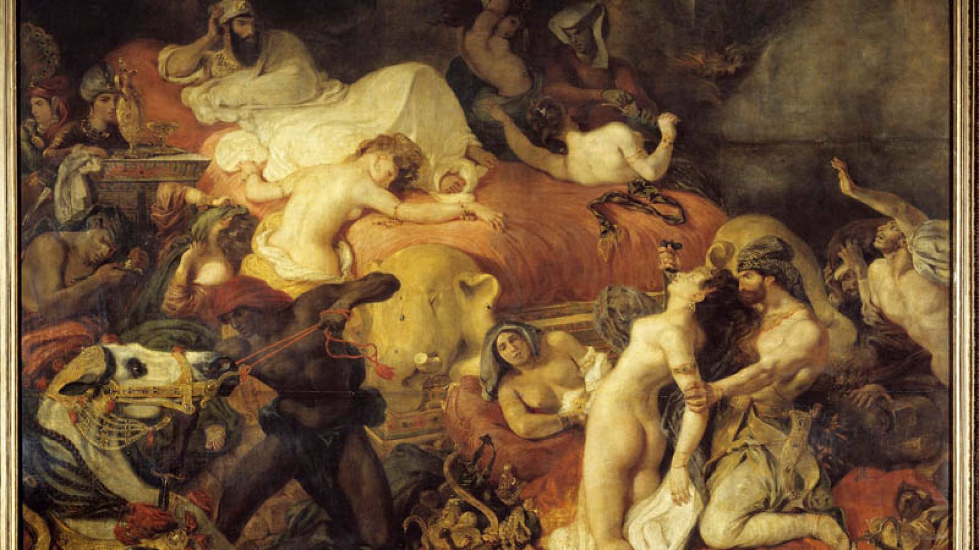 MUSÉE DU LOUVRE, Delacroix Aile Denon Salle 77