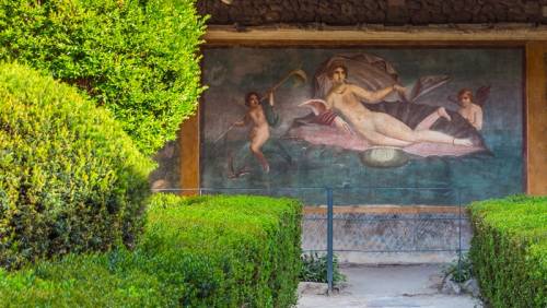 MAISON DE VÉNUS DANS LA COQUILLE-REGIO II, Fresque - Ai Voice