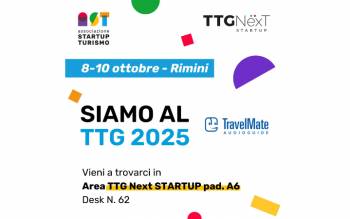 10月08、09、10日，我们在里米尼国际旅游展见！