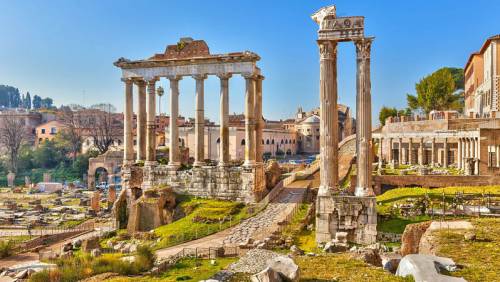FORUM ROMANUM, Beginn Rundgang