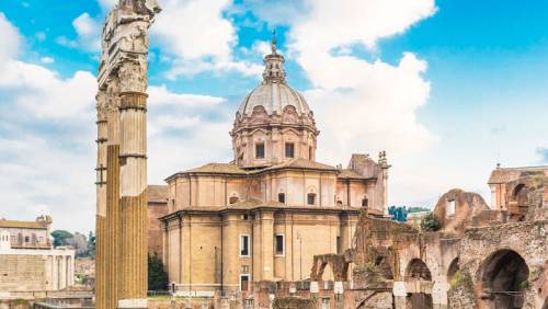 FORUM ROMAIN, Curie Et ​​basiliques