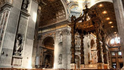 SAN PIETRO, Interno Il Baldacchino Di Bernini