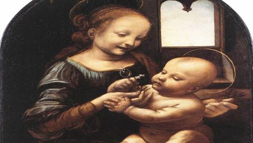 ERMITAGE, Leonardo Madonna Benois Und Litta Raum 214