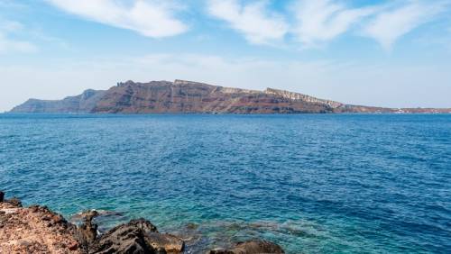 ВУЛКАН САНТОРИН И ОСТРОВА, Терасия - Ai Voice