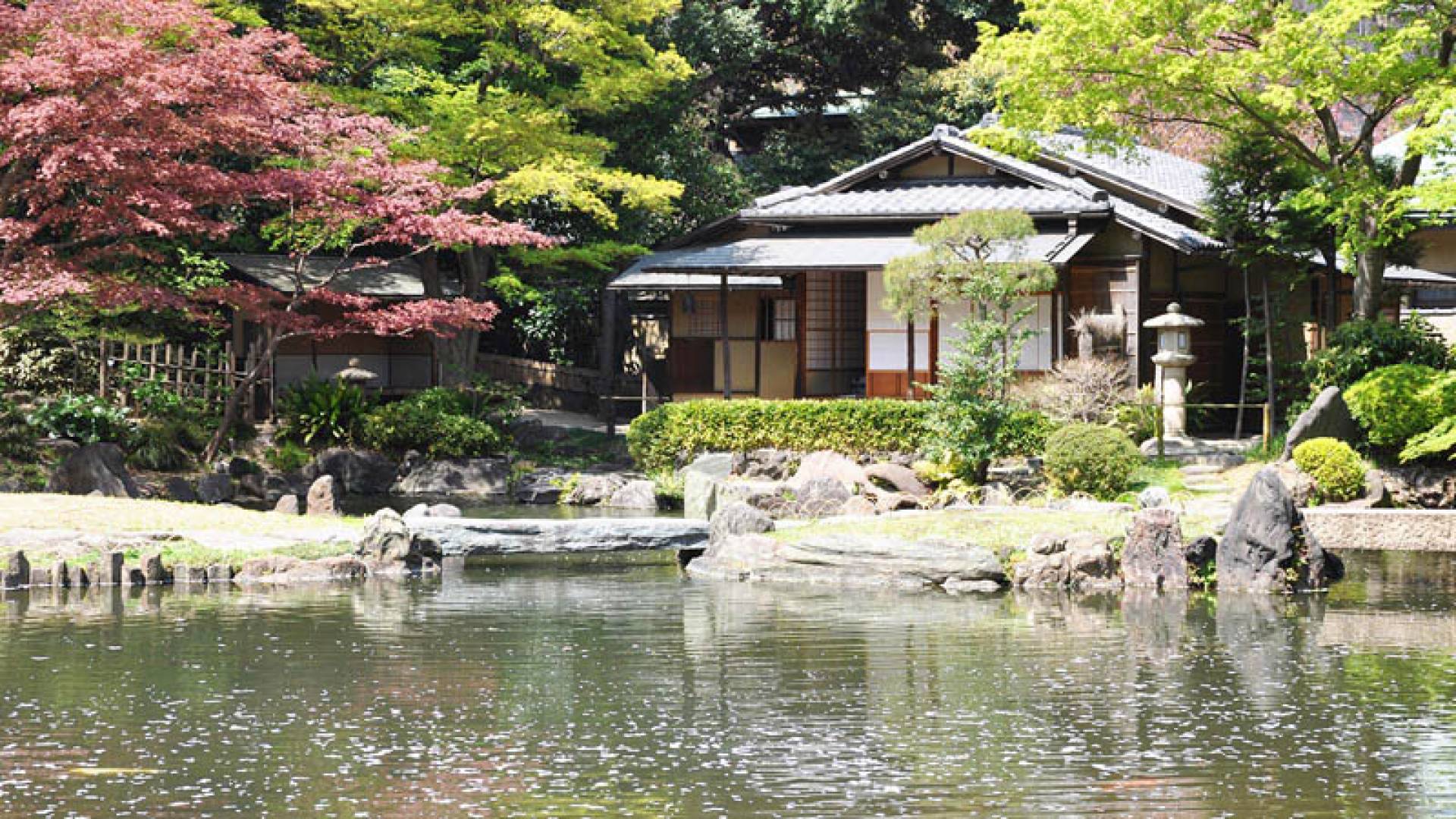 SHINTO-SCHREIN YASUKUNI, Garten Besichtigung