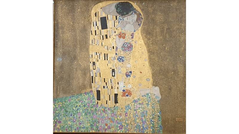 KLIMT-DER KUSS