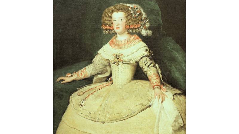 PORTRAIT OF THE INFANTA MARGARITA BY VELAZQUEZ